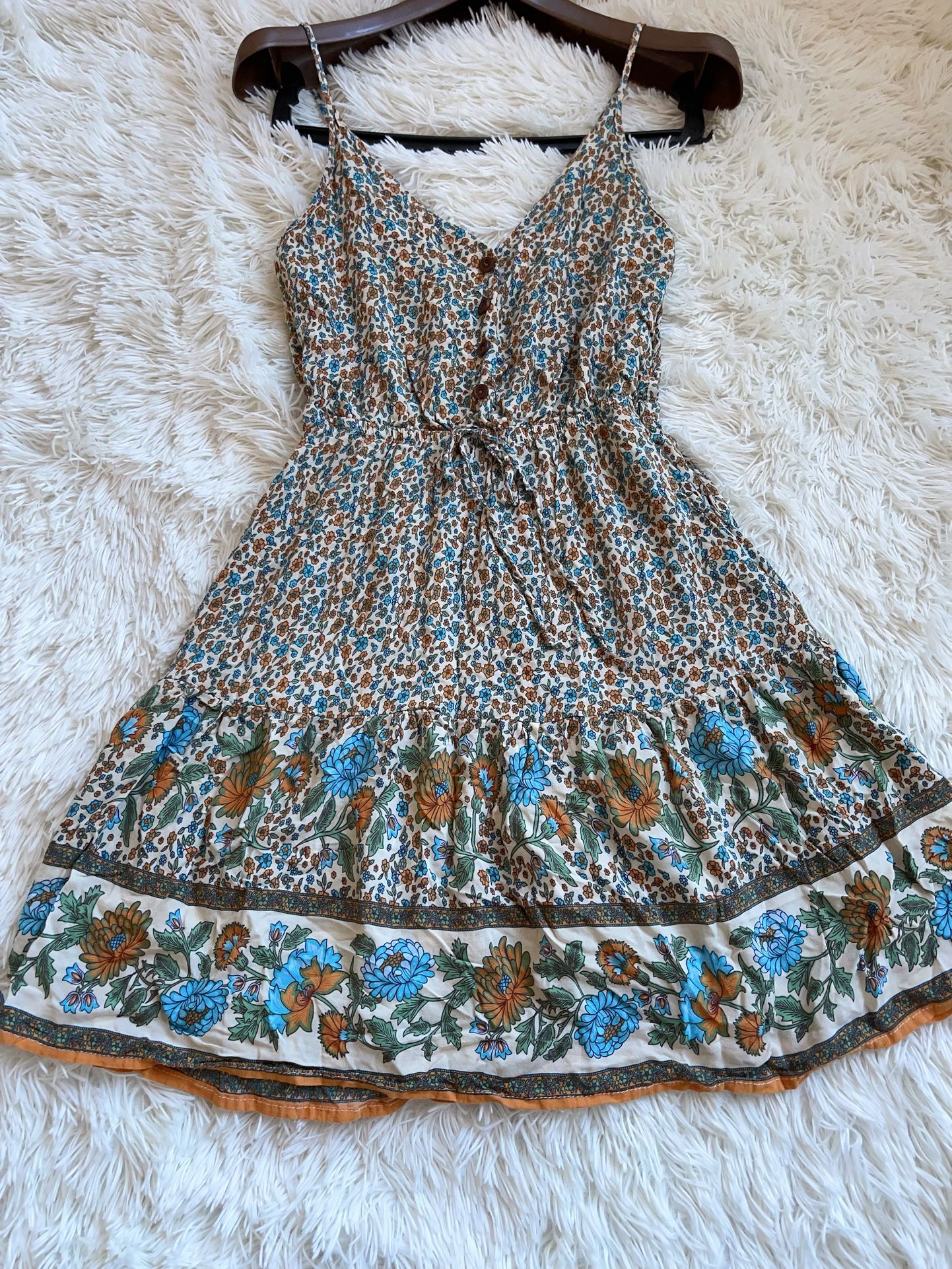 Women /young lady /girl Boho floral sundress