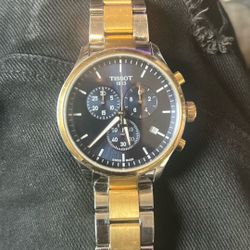 Tissot Chronograph Watch Two Tone Gold/Silver – Swiss Made