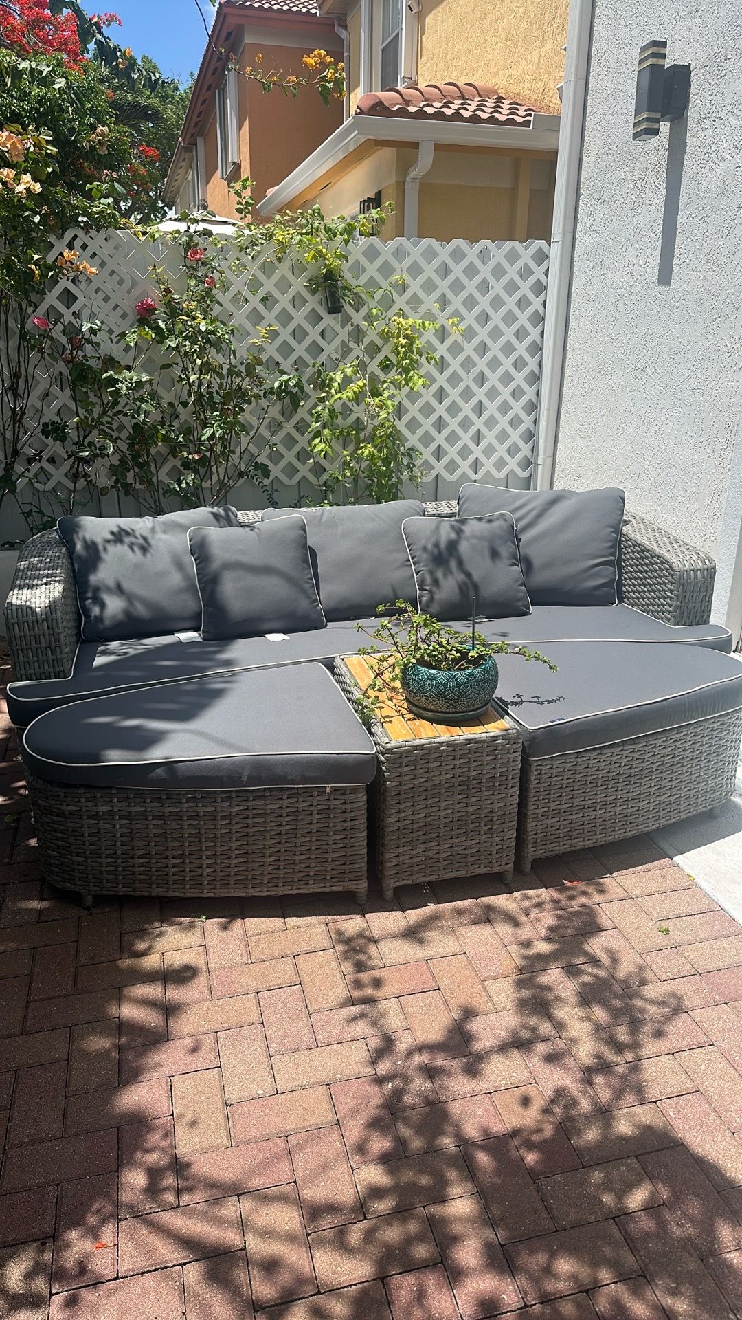 Outside patio furniture