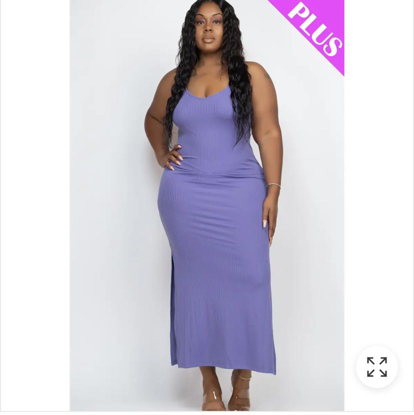 Plus Size Lavender Purple Sundress 