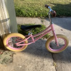 Pink Kids Balance Bike 14”
