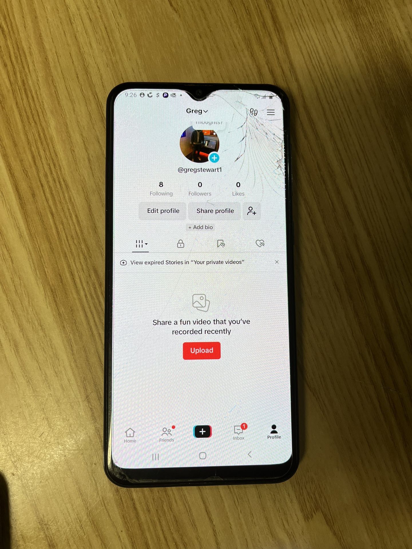 Galaxy A20 with Tik Tok App/Tik Tok Account