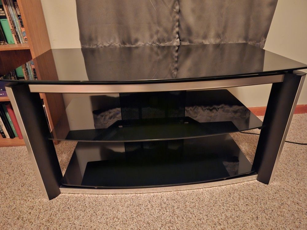 Glass TV stand 43"