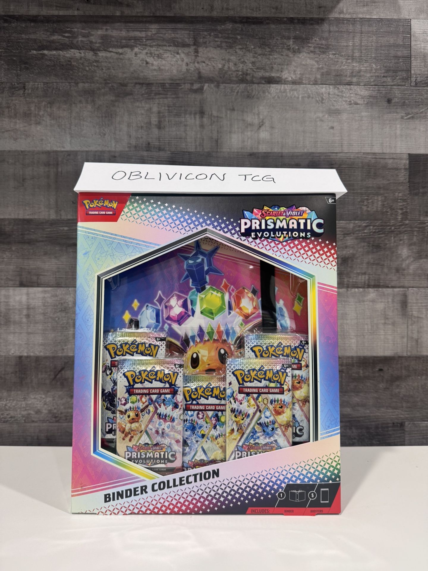 Pokemon Prismatic Evolutions Binder Collection