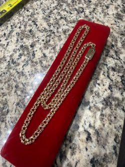 10k gold chino link chain 22 inch long