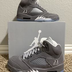 Jordan 5 Retro Wolf Grey (2026) Size 8