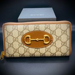 Gucci  Horsebit 1955 Zip around Wallet