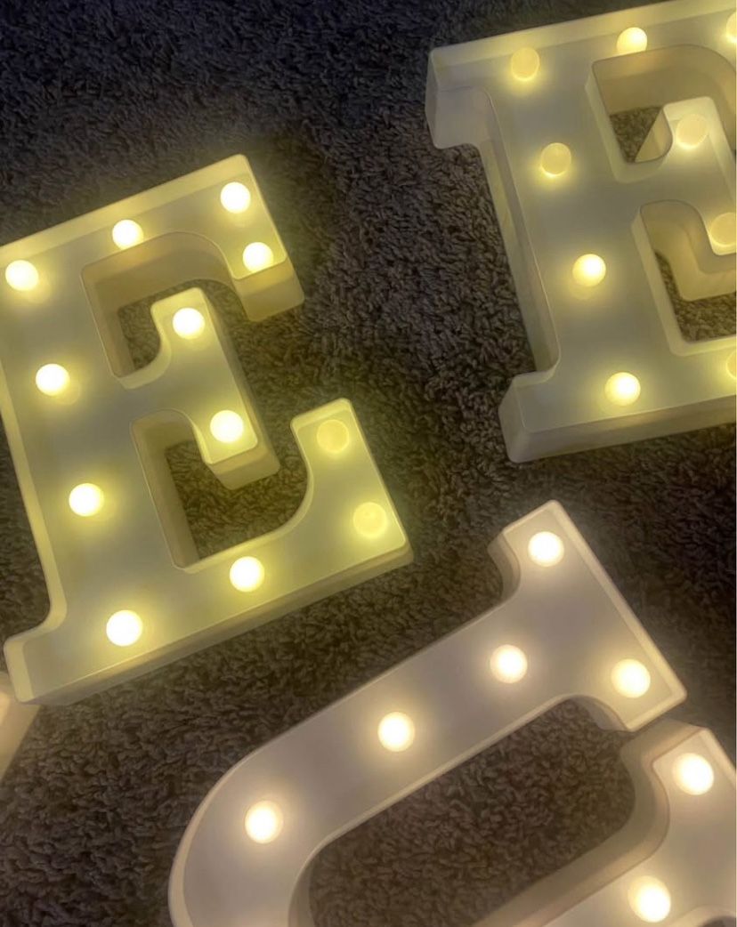 LED LETTER LIGHTS