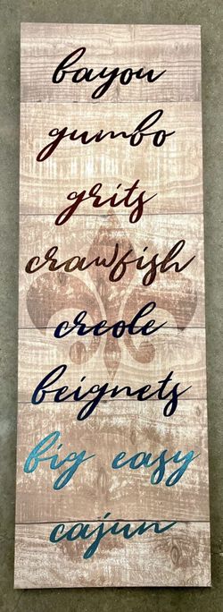 Louisiana Canvas Wall Art $30