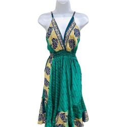Women Ladies Boho Floral Midi Dress Cocktail Party Evening Summer Beach Sundress one size 