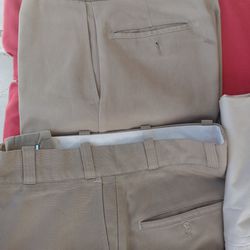 Men's Khaki work pants size 30x30