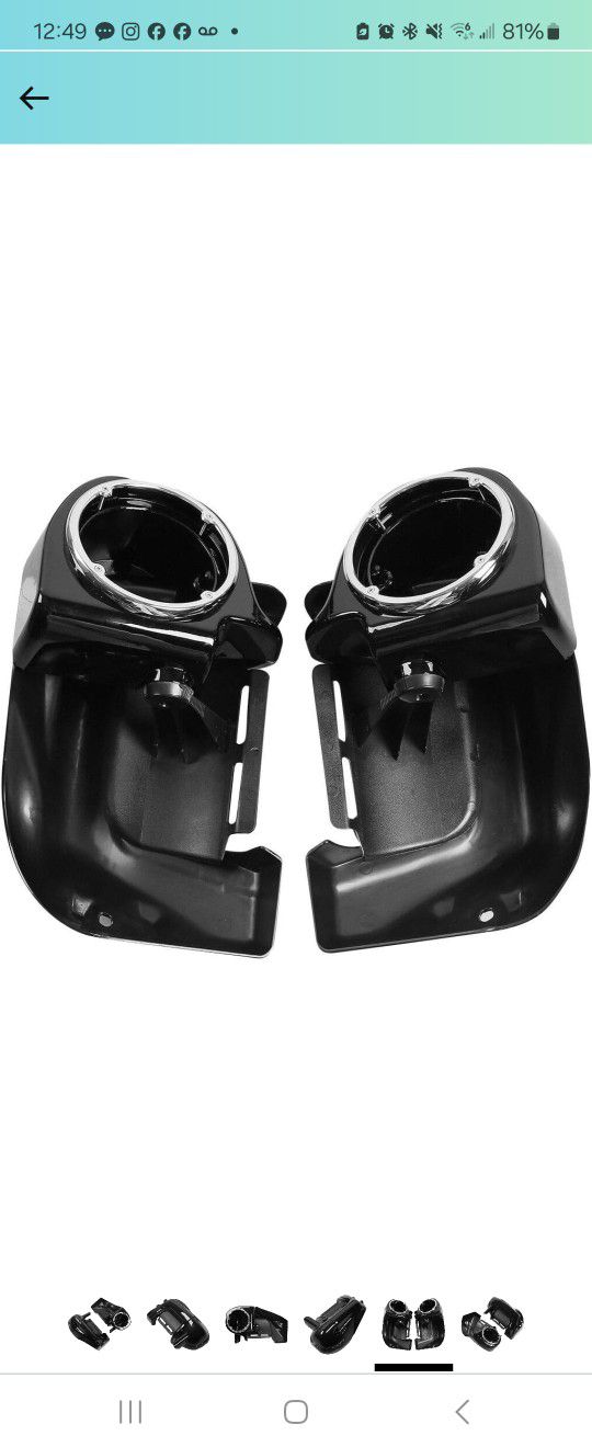 Motorcycle Lower Pods