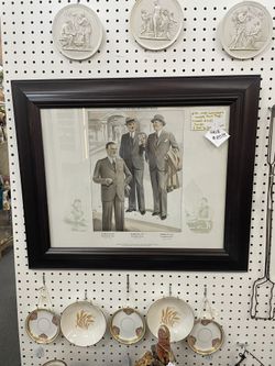 Art Antique 1929 Salesman Sample Framed 