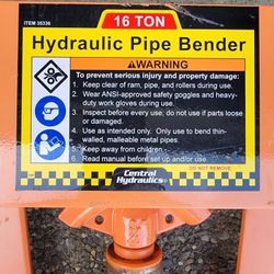 16 Ton Hydraulic Pipe Bender