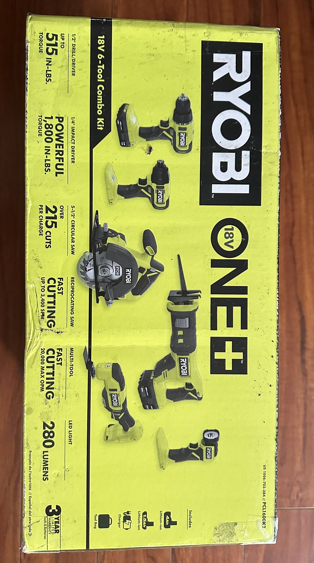 RYOBI 6-Tool Combo Kit