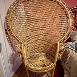 Wicker Baby Shower Chair