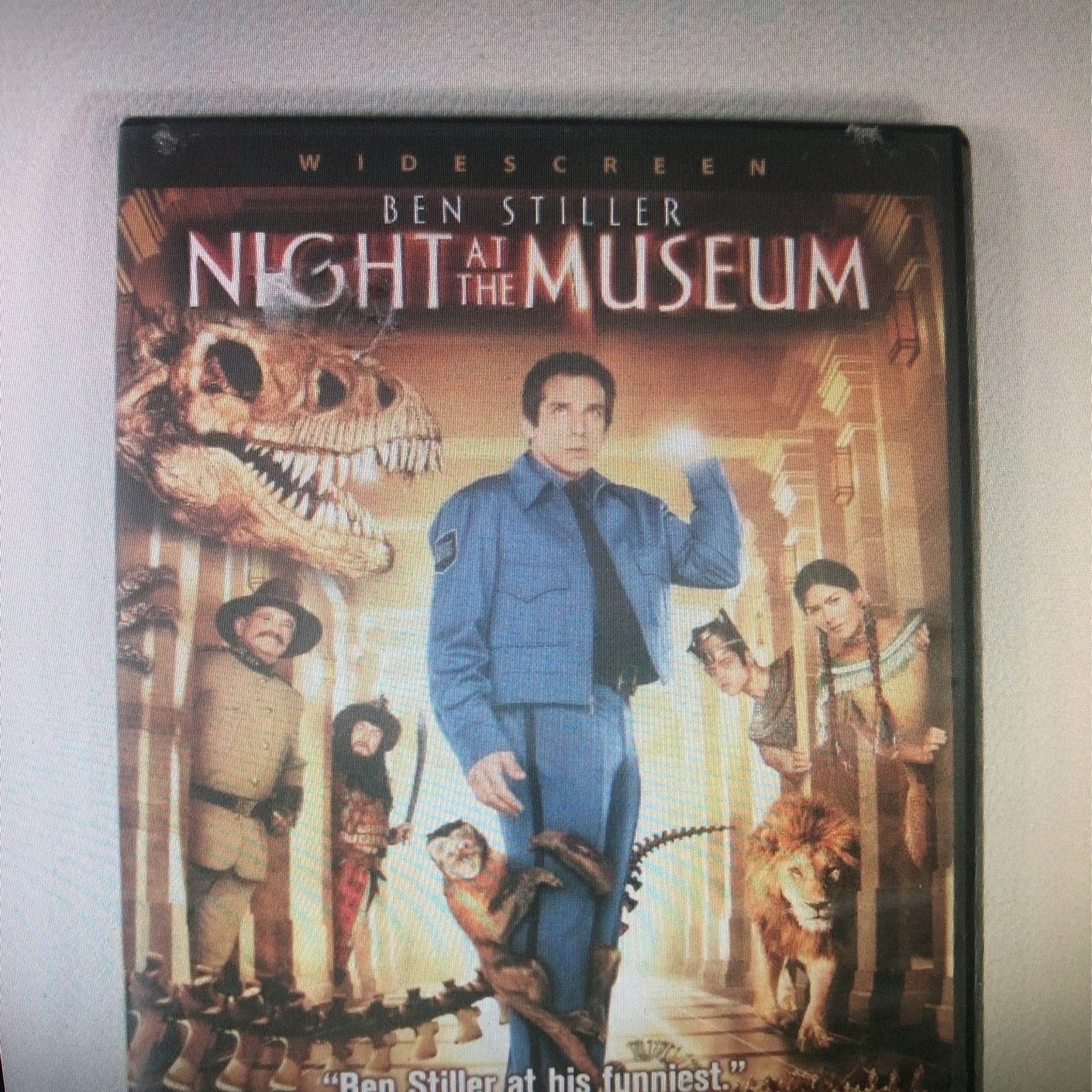 Night at the Museum (DVD, 2007, Widescreen)(Ben Stiller, Shawn Levy, Bill Cobbs)