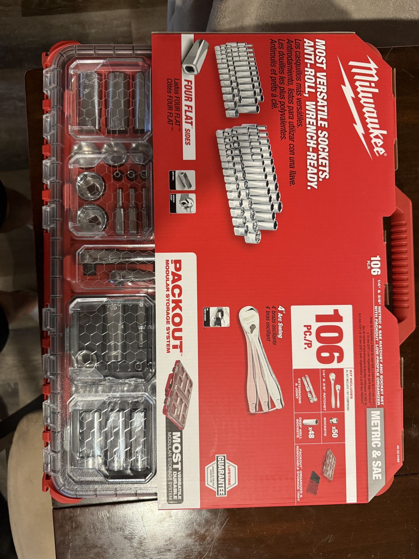 Milwaukee Pack out Socket Set