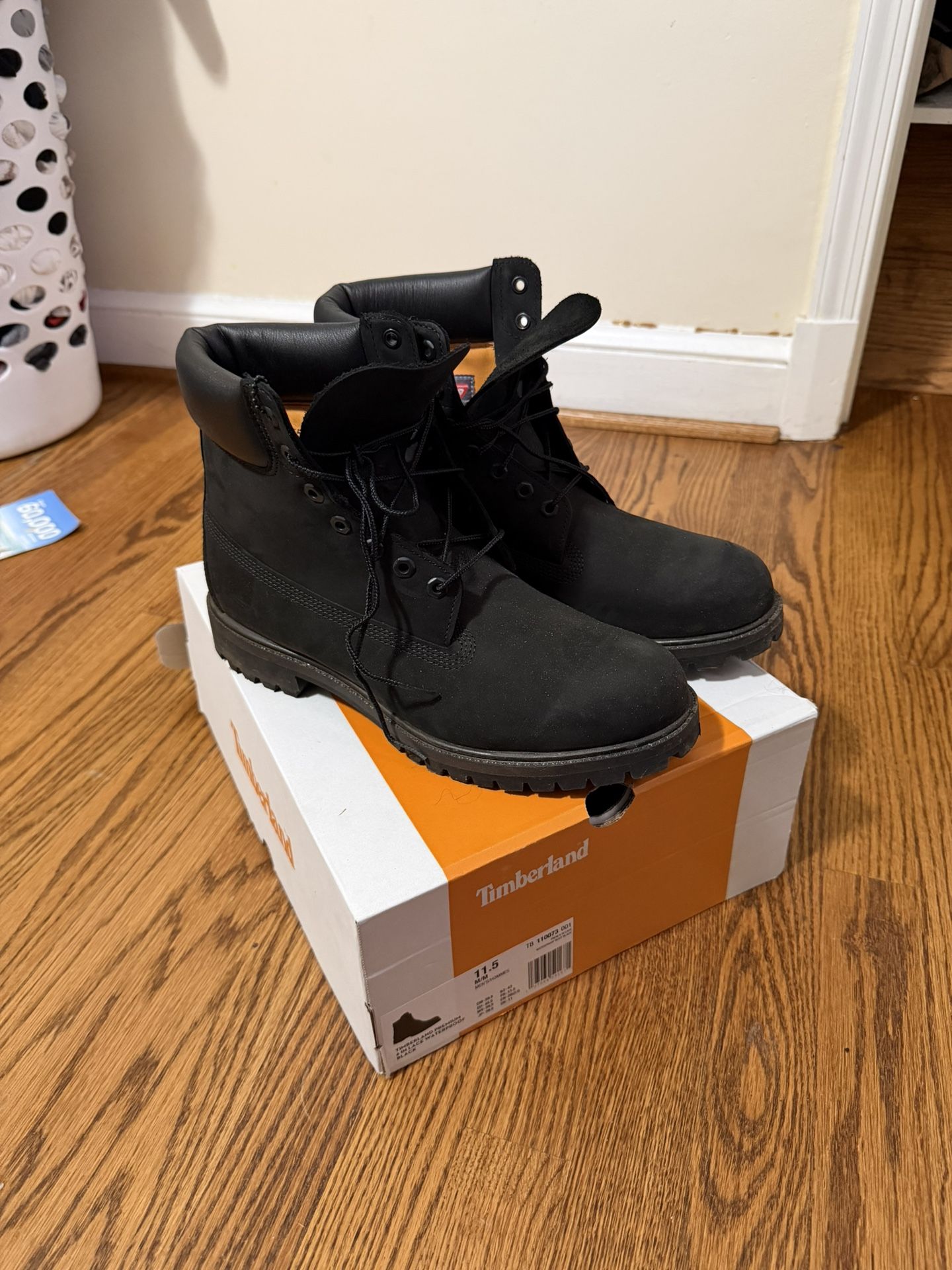 Timberlands All Black