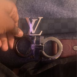 Louis Vuitton X Salvatore Ferragamo Belt 
