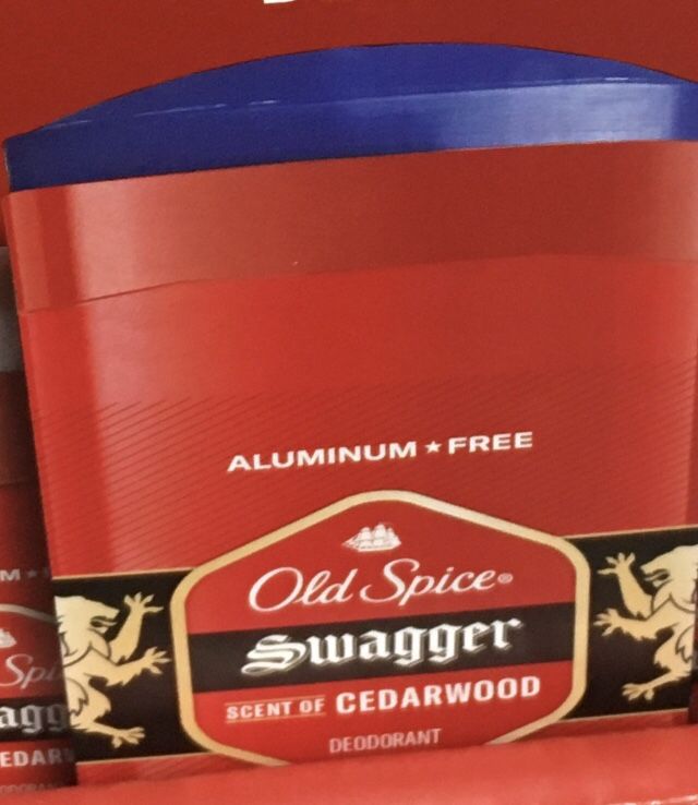 Old Spice Swagger Scent Of Cedar Wood Deodorant Aluminum Free 3 Ounces.   Old Spice Swagger men's deodorant is the scent of confidence, which happens 