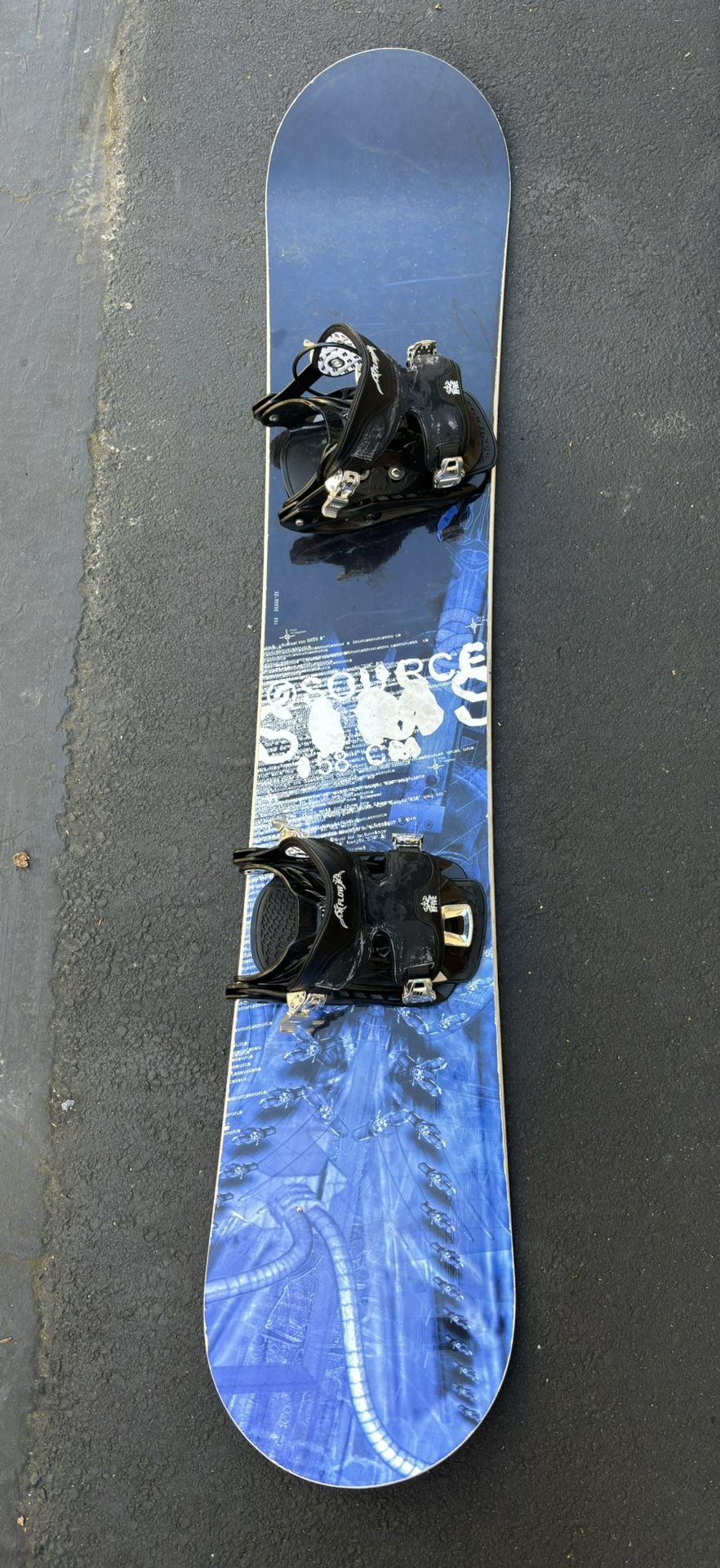 Sims Source Snowboard With Bindings