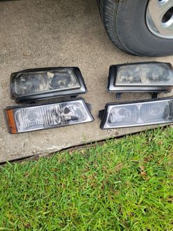 Smoked headlights