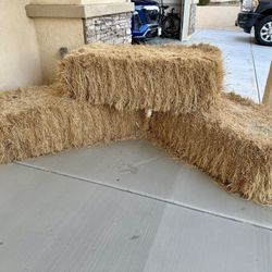 Three Free Bails Of Hay