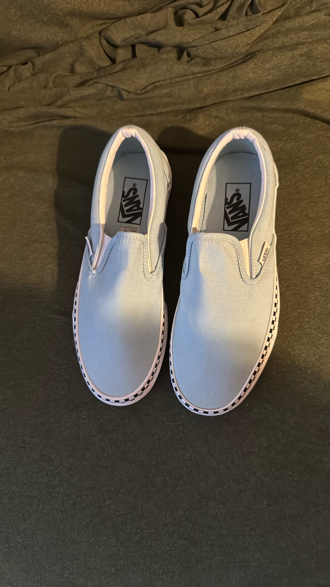 Vans Blue Slipp Ons