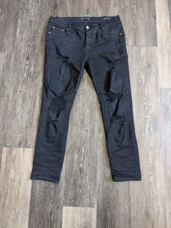 Purple jeans