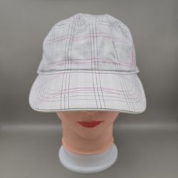 Women's Lady Hagen Golf PlaidPink Ribbon AdjustableHat