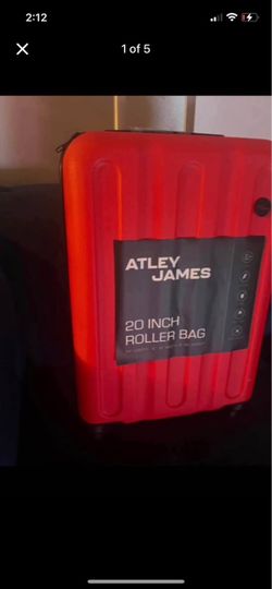 Red suitcase