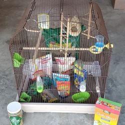 Extra Large Birdcage With Accessories 