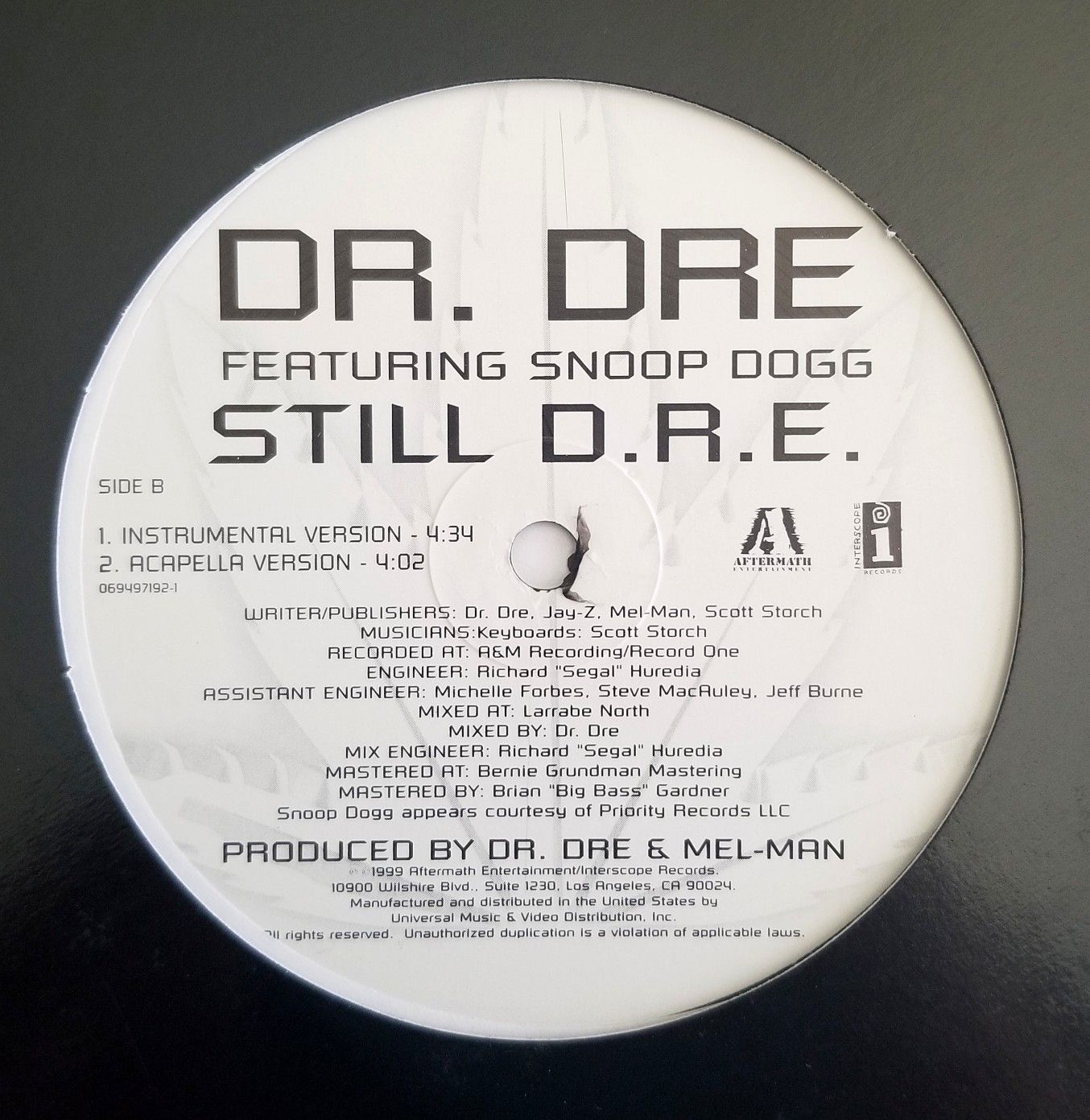 DRE featuring SNOOP DOGG Still (Gangsta Rap Hip Hop Record)