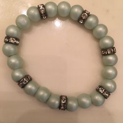 Cute turquoise diamond bracelet