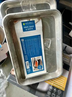 Naturals Aluminum Bakeware Quarter Sheet Pan Set