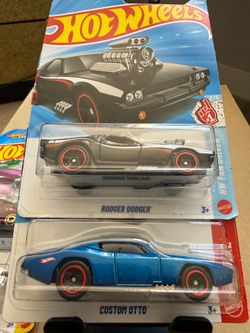 Hot wheels Rodger dodger and custom Otto