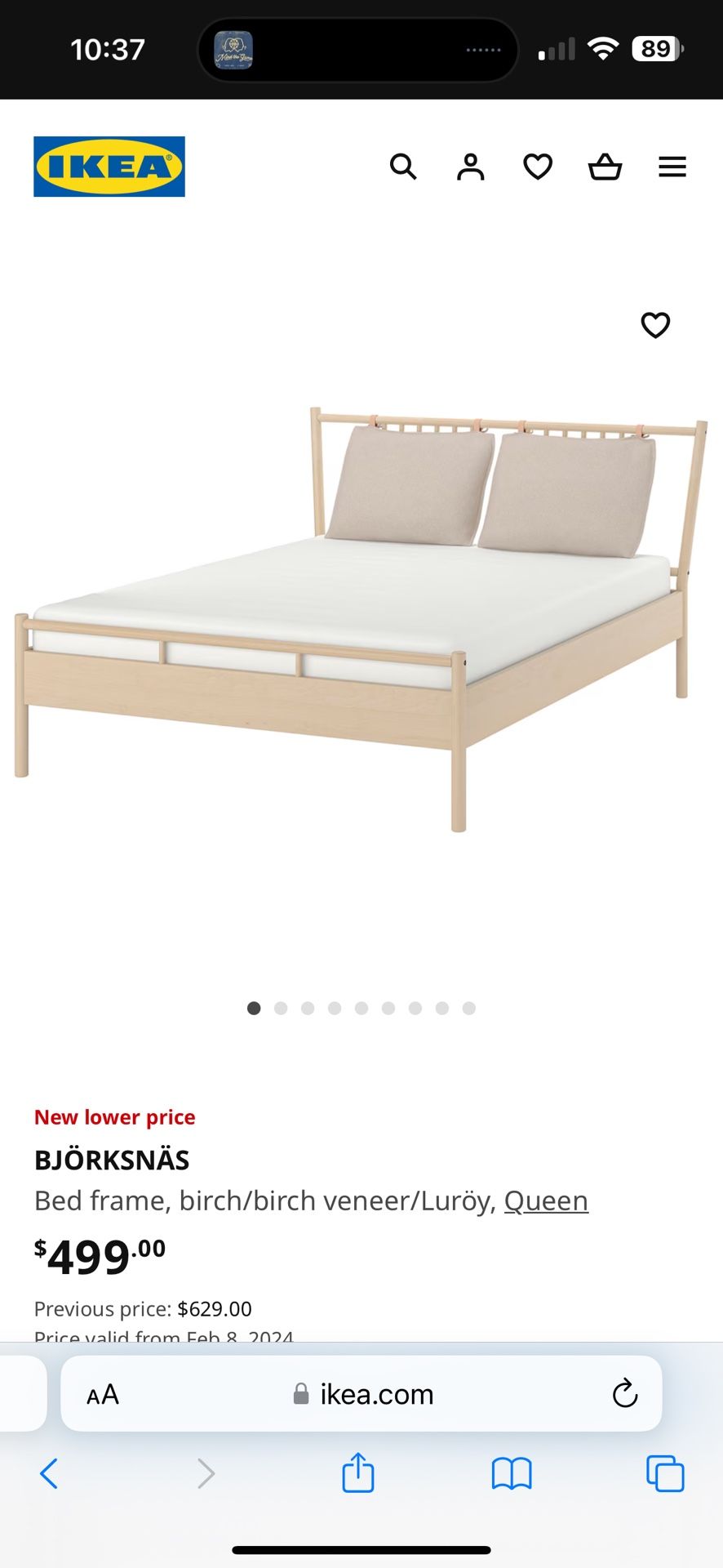 IKEA Queen Bed Frame