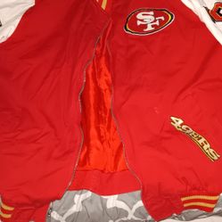 Sf 49ers Superbowl Bomber Jacket / Coat Size M