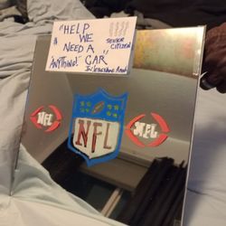 Handmade NFL Mirror