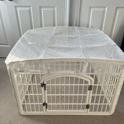 Puppy Exercise Playpen With Cover