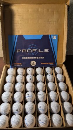 WILSON Profile Distance Golf Balls 36 Pack