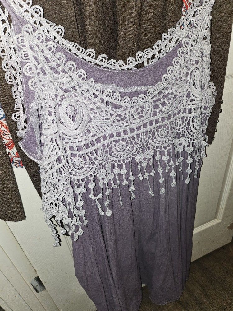 Purple Dyed Dress