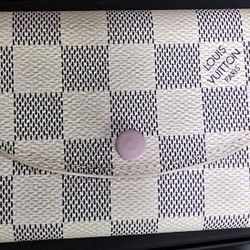 Louis Vuitton 
Damier Azur Rosalie Coin Purse Rose Ballerine