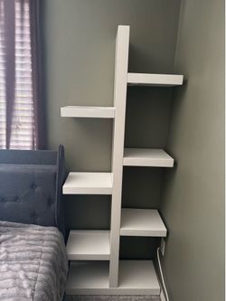 Home decor zig zag shelves