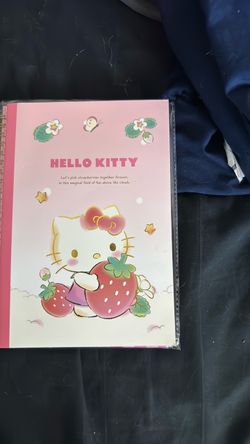 Hello Kitty Notebook Strawberry Design