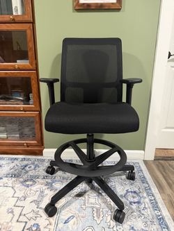 Mesh Low-Back Task Stool Office Sit Standing