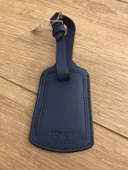 Coach luggage tag