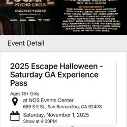 Escape Ticket 1 Day