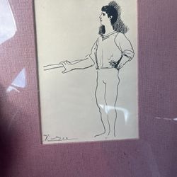 Pablo Picasso Ballet Dancer Etching 